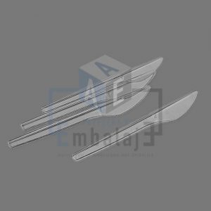 cuchillos de plastico descartables