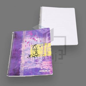 Alternative view of Cuaderno Oficio con Espiral x80 hojas Rayado / Cuadriculado América