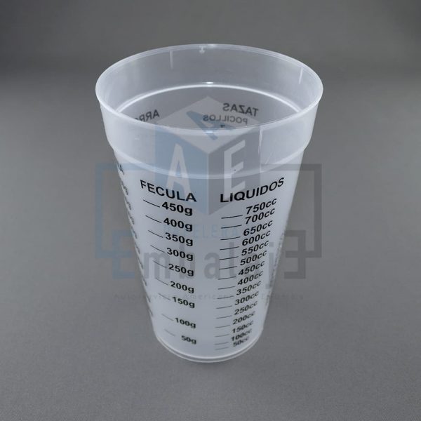 vaso medidor plastico