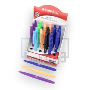 boligrafo lapicera birome simball flow color