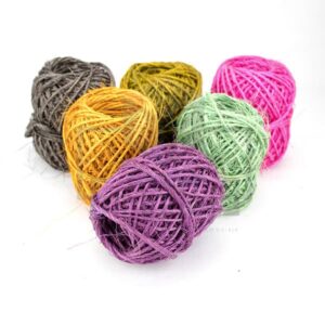 hilo sisal de colores