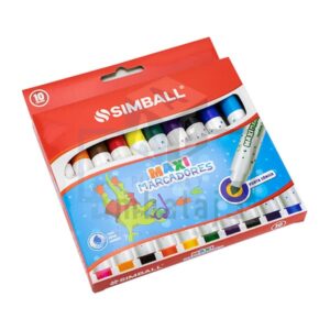 Maxi Marcador Simball Punta Cónica x10