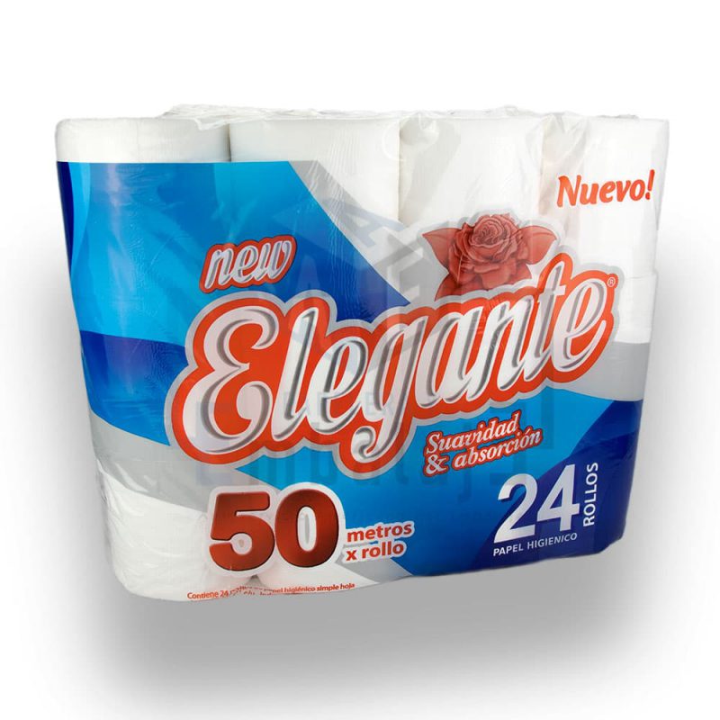 Papel Higiénico Elegante Premium Simple Hoja Con Aloe Vera