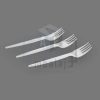 Tenedores de plastico descartables