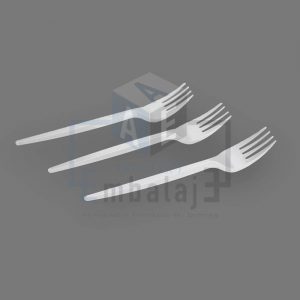 Tenedores de plastico descartables