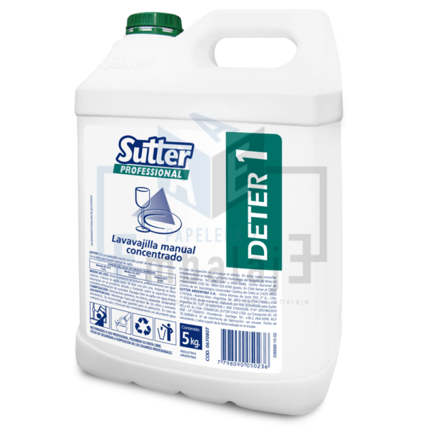detergente lavavajillas Sutter Deter 1