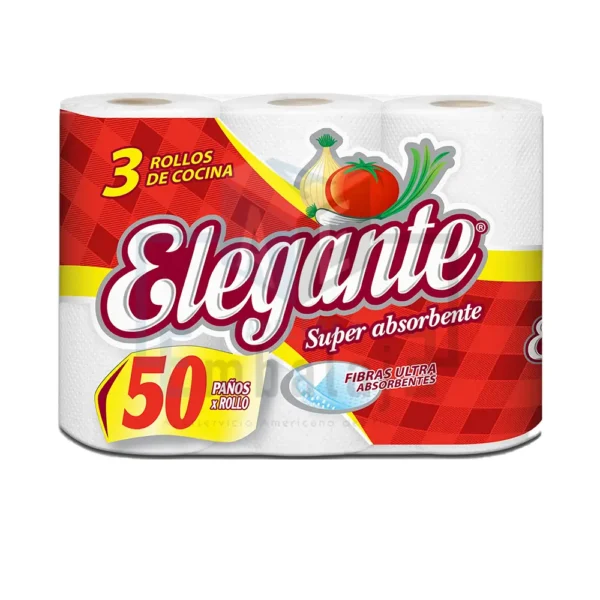 Rollo de Cocina Elegante x 50 Paños